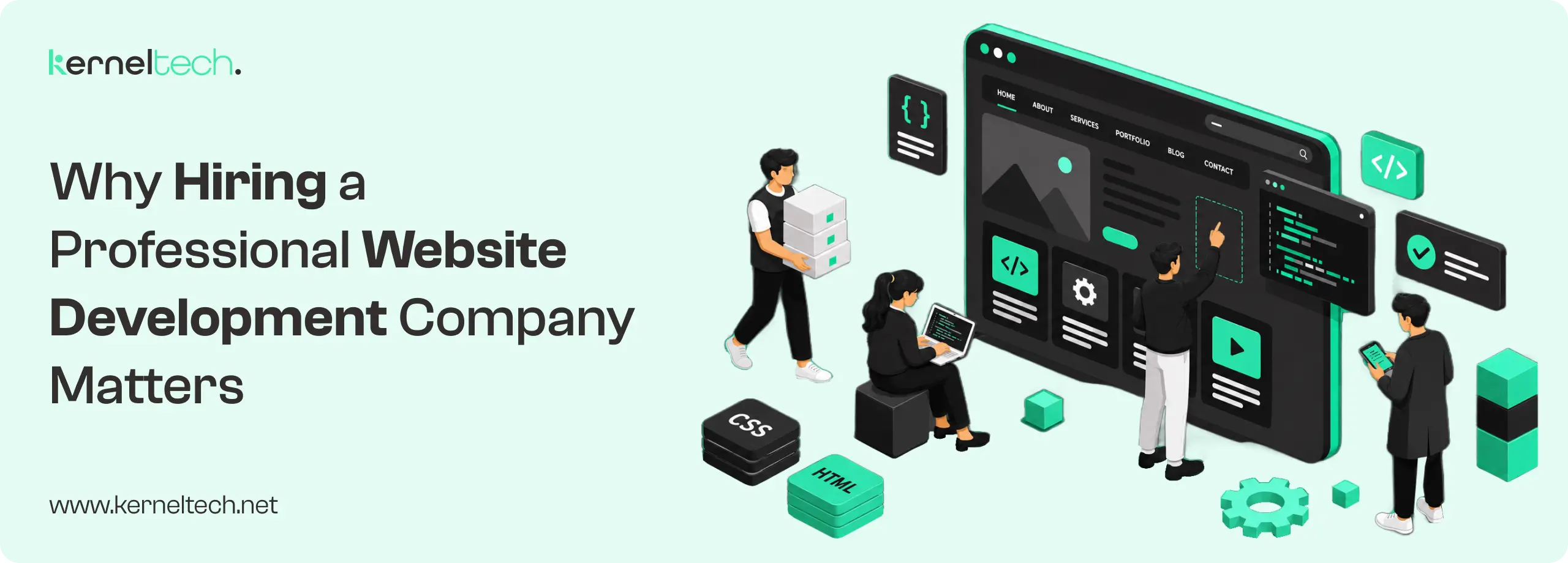 Why Hiring a Professional Website Blog Detail Page Image
